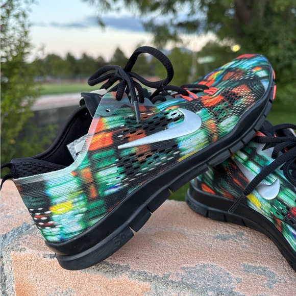 Nike Free 5.0 Trainer Fit Print City - Picture 1 of 10